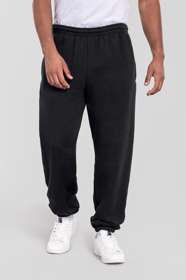 Tepláky z ťažkej bavlny - Iconic Premium Elasticated Cuff Jog Pants