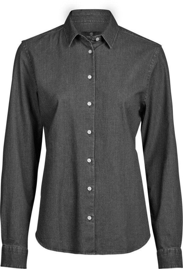 Denim blúzka s dlhým rukávom TJ 4005