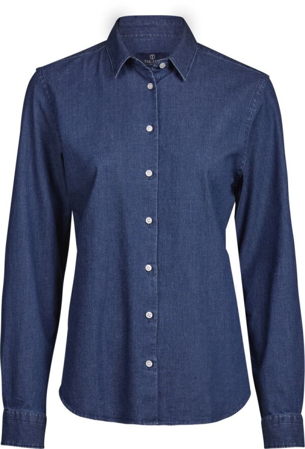 Denim blúzka s dlhým rukávom TJ 4005