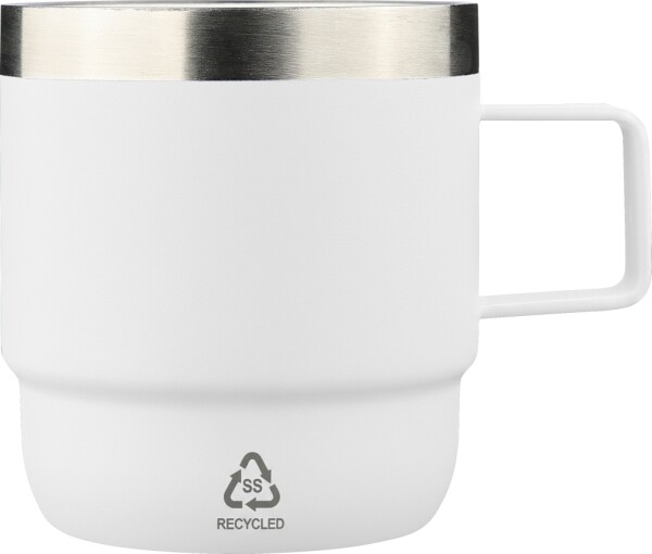 Dvojstenný hrnček z recyklovanej nerezovej ocele, 180 ml