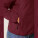 Dámska flísová bunda Stella Guider - stjw239-burgundy_studio_lifestyle_detail_front - variant Eg STJW239C2441L