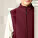 Dámska flísová bunda bez rukávov Stella Quester - stjw241-burgundy_studio_lifestyle_detail_front - variant Eg STJW241C2441L