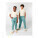 Detské tepláky Mini Mover 2.0 - stsk183-tealmonstera_duo_main_front - variant Eg STSK183C06005