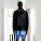 Unisex mikina s kapucňou Archer stredného strihu - stsu011-black_studio_lifestyle_main_back - variant Eg STSU011C0021L