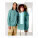 Unisex mikina s kapucňou Archer stredného strihu - stsu011-tealmonstera_duo_main_front - variant Eg STSU011C0601M