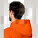 Unisex mikina s kapucňou Drummer 2.0 - stsu168-brightorange_studio_lifestyle_detail_front - variant Eg STSU168C0131L