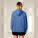 Unisex mikina s kapucňou stredného strihu Connector 2.0 so zipsom - stsu207-brightblue_studio_lifestyle_main_back - variant Eg STSU207C0531L