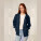 Unisex mikina s kapucňou stredného strihu Connector 2.0 so zipsom - stsu207-frenchnavy_studio_lifestyle_main_front - variant Eg STSU207C7271L