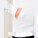 Unisex mikina s kapucňou stredného strihu Connector 2.0 so zipsom - stsu207-white_studio_lifestyle_detail_front - variant Eg STSU207C0011L