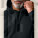 Unisex mikina s kapucňou Sounder s bočným vreckom - stsu229-black_studio_lifestyle_detail_front - variant Eg STSU229C0021L