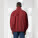 Unisexová mikina Miller Dry s voľným strihom a zipsom - stsu795-redearth_studio_lifestyle_main_back - variant Eg STSU795C0861L