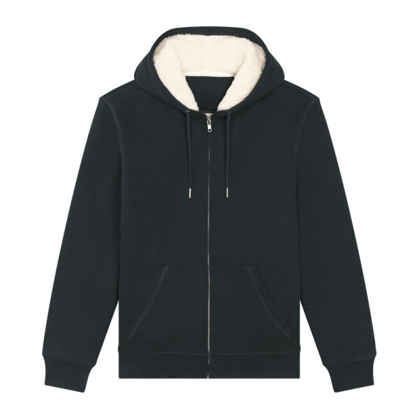 Hygger Sherpa unisex podšitá mikina na zips s kapu