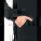 Hygger Sherpa unisex podšitá mikina na zips s kapu - stsu956-black_studio_lifestyle_detail_front - variant Eg STSU956C0021L