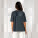 Blaster unisex oversized tričko s vysokým výstrihom - sttu815-indiainkgrey_studio_lifestyle_main_back - variant Eg STTU815C7151L