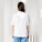 Blaster unisex oversized tričko s vysokým výstrihom - sttu815-white_studio_lifestyle_main_back - variant Eg STTU815C0012X