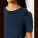 Stella Ella dámske priliehavé tričko - sttw174-frenchnavy_studio_lifestyle_detail_front - variant Eg STTW174C7271L