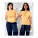 Stella Ella dámske priliehavé tričko - sttw174-nispero_duo_main_front - variant Eg STTW174C1421L