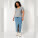 Stella Isla dámske tričko s výstrihom do V - sttw176-heathergrey_studio_lifestyle_main_front - variant Eg STTW176C2501L
