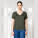 Stella Isla dámske tričko s výstrihom do V - sttw176-khaki_studio_lifestyle_main_front - variant Eg STTW176C2231L