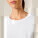 Stella Muser tričko s dlhým rukávom - sttw219-white_studio_lifestyle_detail_front - variant Eg STTW219C0011L