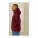 Kultová mikina s kapucňou stredne ľahkého voľného strihu - stsu077-burgundy_studio_main_front - variant Eg STSU077C2441L