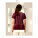 The iconic mid-light dámske priliehavé tričko - sttw079-burgundy_studio_main_back - variant Eg STTW079C2441L