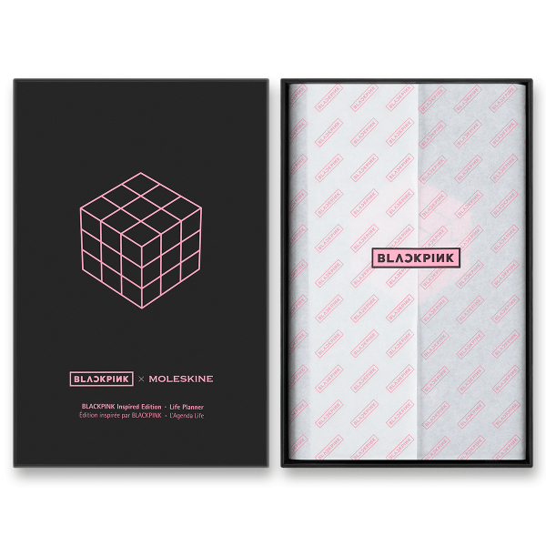 Diár Moleskine UNI Blackpink - tvrdé dosky, L, týždenná, zberateľská edícia