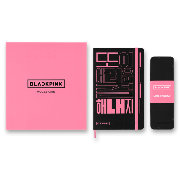 Súprava Moleskine Blackpink - skicár a farebné ceruzky