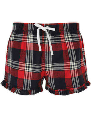 SF82 Womens Tartan Frill Shorts - Reklamnepredmety