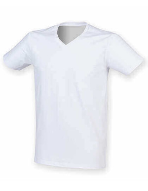 SFM122 Mens Feel Good Stretch V-Neck T - Reklamnepredmety