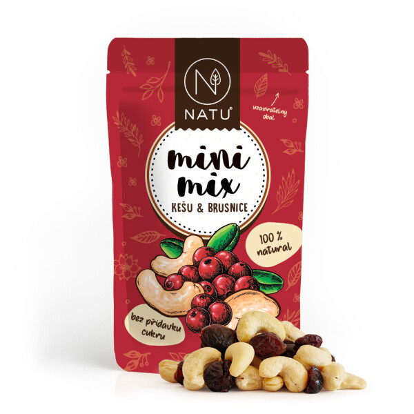Mini mix kešu a brusnice 80 g