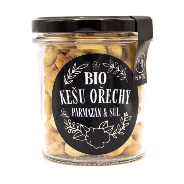 Kešu orechy s parmezánom a Fleur de Sel BIO 160 g