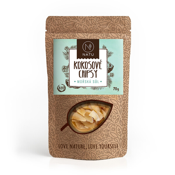 Kokosové chipsy morská soľ BIO 70 g