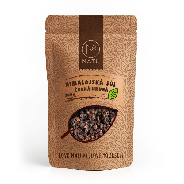 Himalájska čierna soľ hrubá 200 g