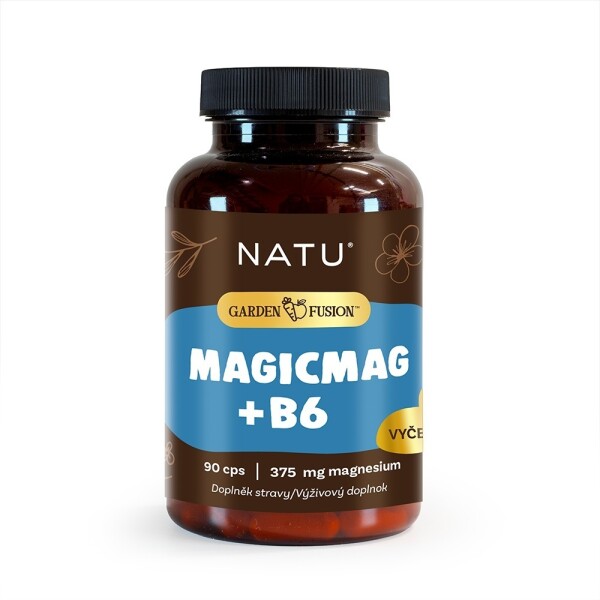 Garden Fusion horčík bisglycinát (magnesium) + vitamín B6 90 kapsúl