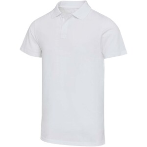 Graphite unisex polokošeľa s krátkym rukávom z organického OCS materiálu s gramážou 180 g/m² — biela XS