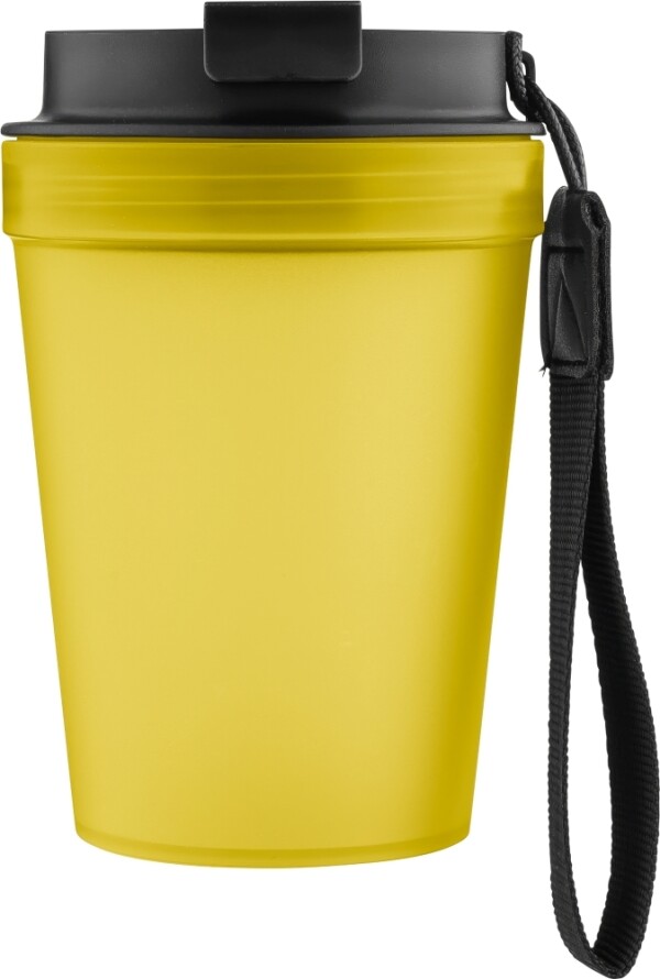 Jednostenný termohrnček so šnúrkou na zápästie 350 ml