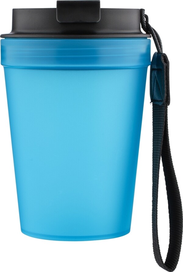 Jednostenný termohrnček so šnúrkou na zápästie 350 ml
