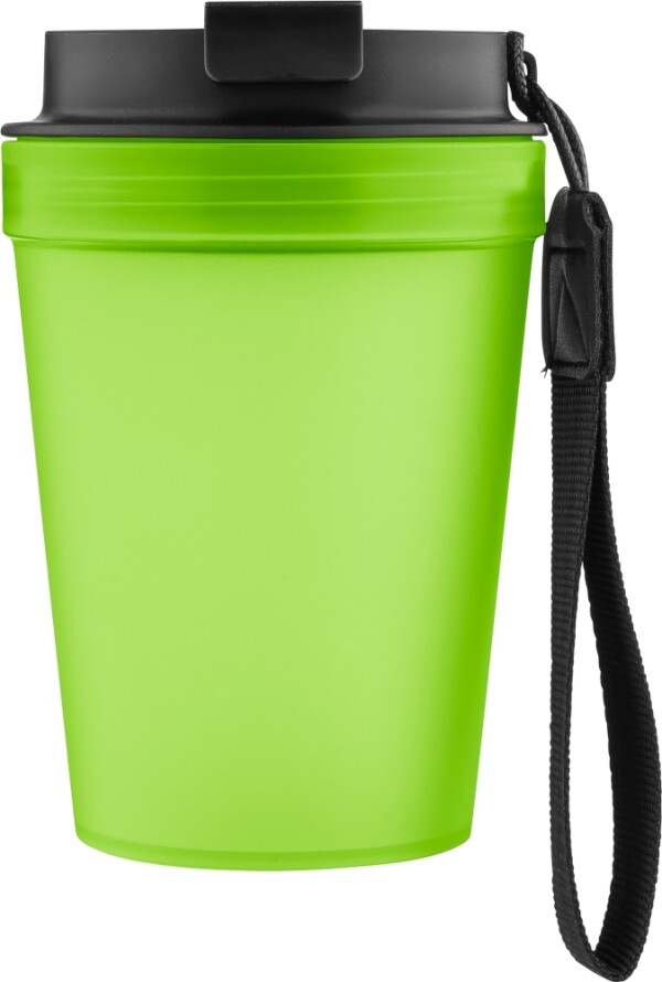 Jednostenný termohrnček so šnúrkou na zápästie 350 ml