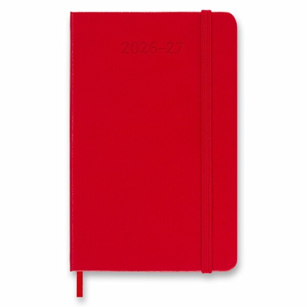 18-mesačný diár Moleskine 2026 - 27 - tvrdé dosky, S týždenný