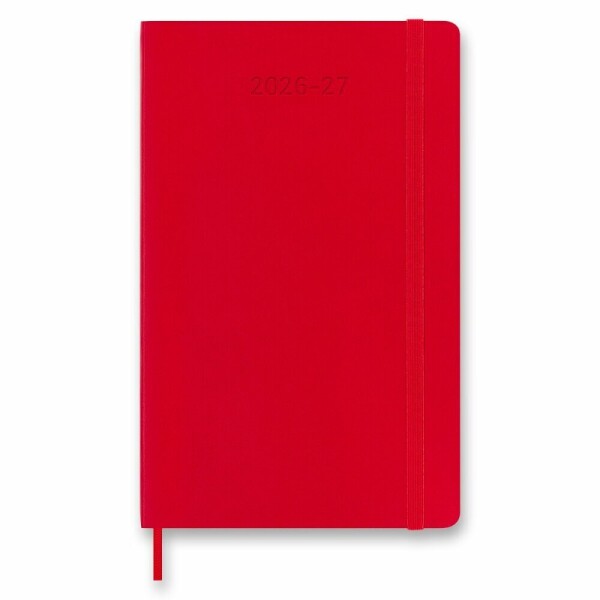 18-mesačný diár Moleskine 2026 - 27 - tvrdé dosky, L, týždenný