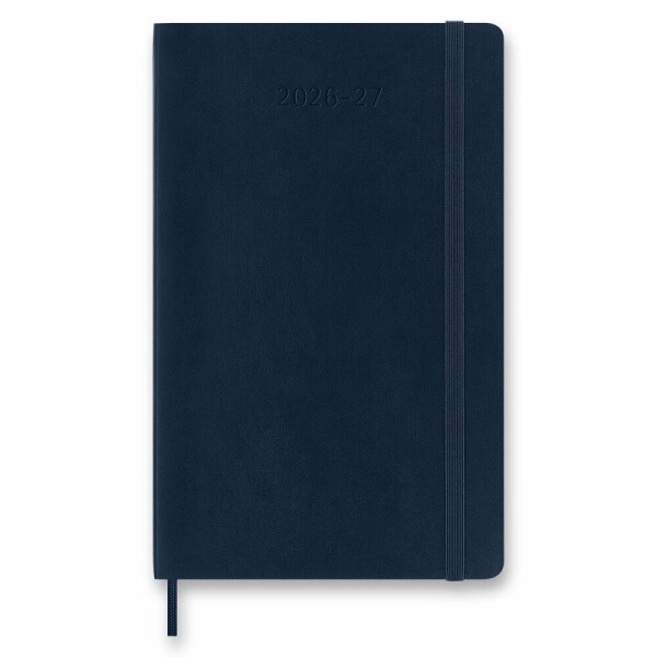 18-mesačný diár Moleskine 2026 - 27 - tvrdé dosky, L, týždenný