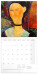 NOTIQUE Poznámkový kalendár Amedeo Modigliani 2027, 30 x 30 cm - pgp-36992-z_kal - variant Pg PGP-36992-Z