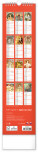 NOTIQUE Nástenný kalendár Alfons Mucha CZ/SK 2027, 12 x 48 cm - pgn-36840-l_zad - variant Pg PGN-36840-L