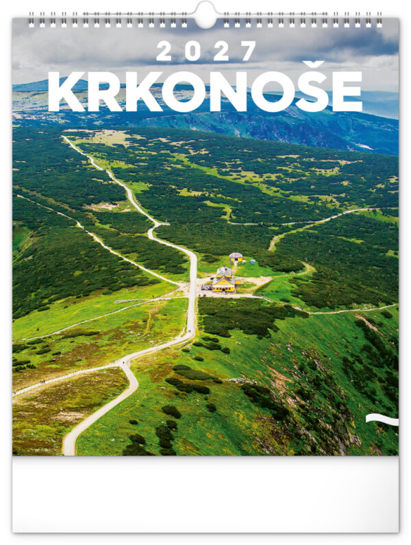 NOTIQUE Nástenný kalendár Krkonoše CZ 2027, 30 x 34 cm