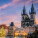 NOTIQUE Poznámkový kalendár Praha EN/CZ 2027, 20 x 20 cm - pgp-36982_12 - variant Pg PGP-36982