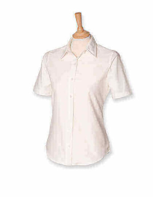 W516 Ladies Classic Short Sleeved Oxford Shirt - Reklamnepredmety