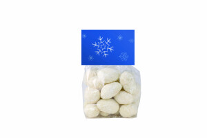 Mandle v bílé čokoládě a kokosu 40 g — biela