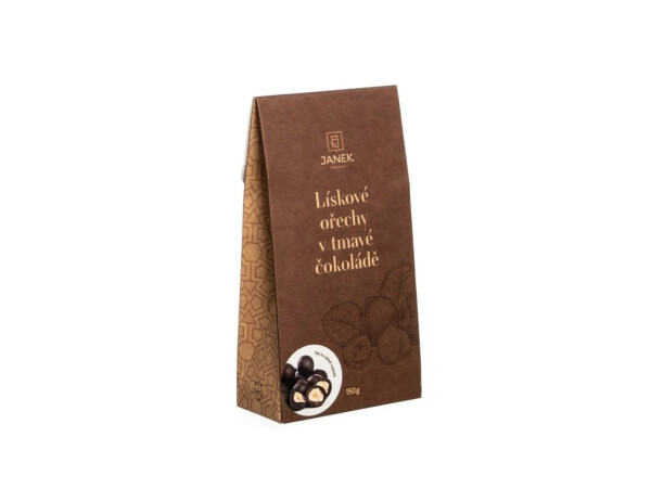 Lieskové orechy v horkej čokoláde 150 g