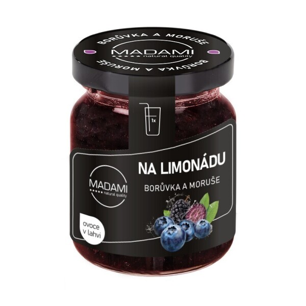 Ovocie na limonádu – Čučoriedka a moruša 55 ml